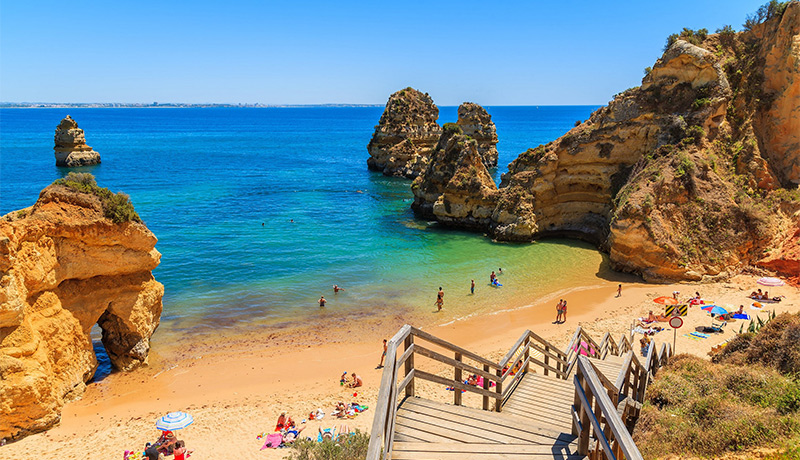 Mooi strand in de Algarve