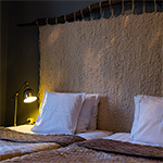 Slaapkamer vakantiehuisje Casa Cascata