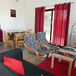 Woonkamer vakantiehuis