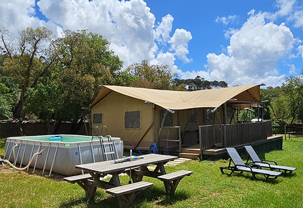 Lodgetent met zwembad in Alentejo