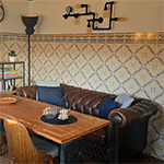 Woonkamer vakantiehuis