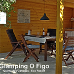 Terras en keuken Glamping O Figo