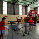 Grote overdekte speelhal