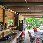 Keuken van de vintage Ford