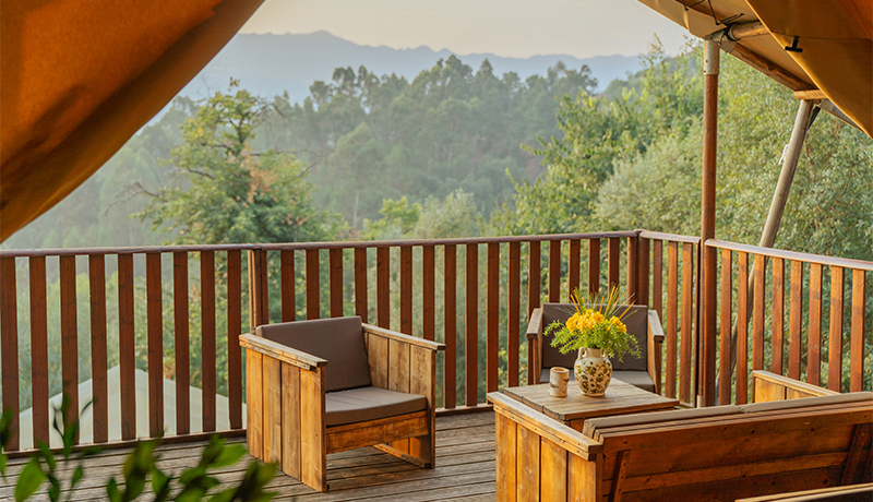 Safaritent Casa Fontelheira uitzicht