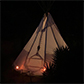 Ingerichte tipi bij Yuccasa