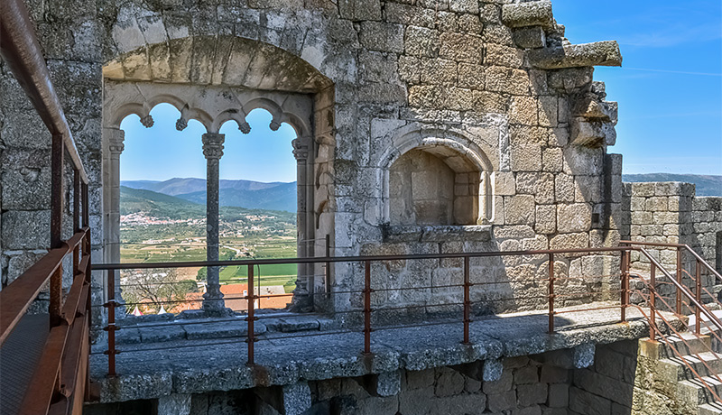 Uitzicht over Belmonte in Midden-Portugal