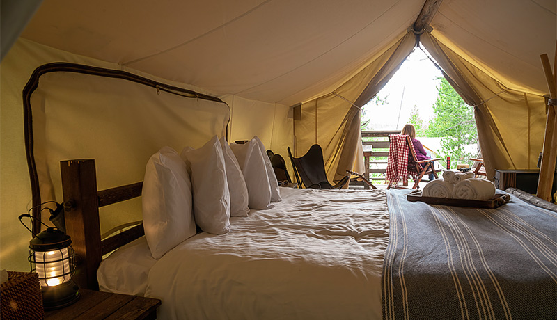 Glamping Portugal in een safaritent