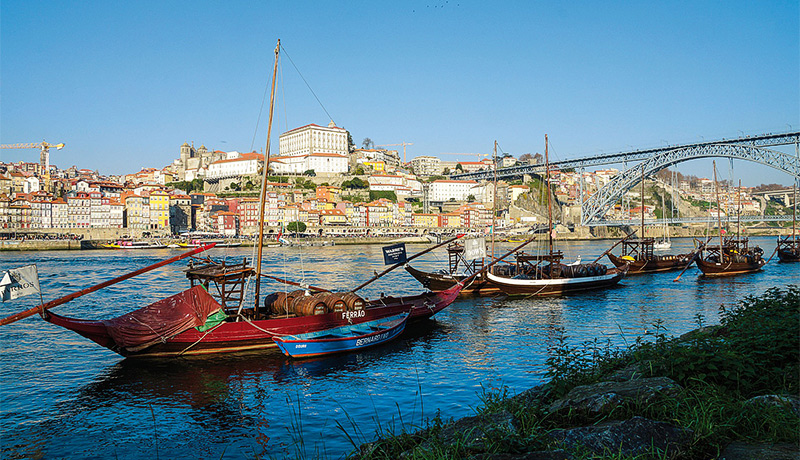 Porto, aan de Dourorivier