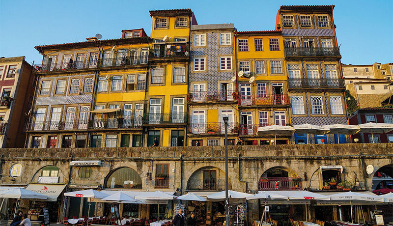 Ribeira, het oude stadsgedeelte van Porto