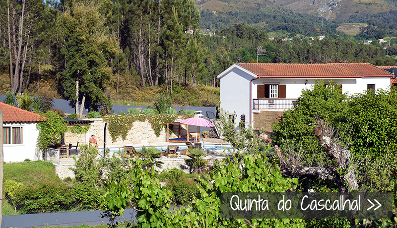 Vakantiehuis bij Quinta do Cascalhal in Noord-Portugal