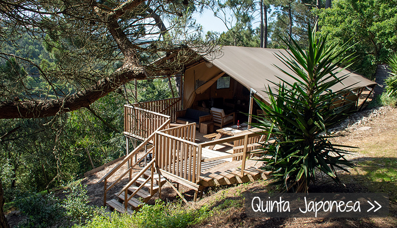 Quinta Japonesa, glamping tenten aan de Zilverkust