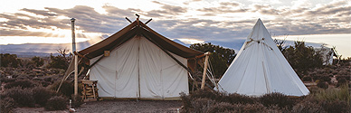 Luxe safaritent en yurt