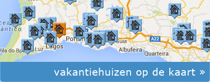 Zoek vakantiehuis Algarve op de kaart