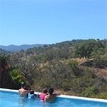 Uitzicht vanaf het zwembad