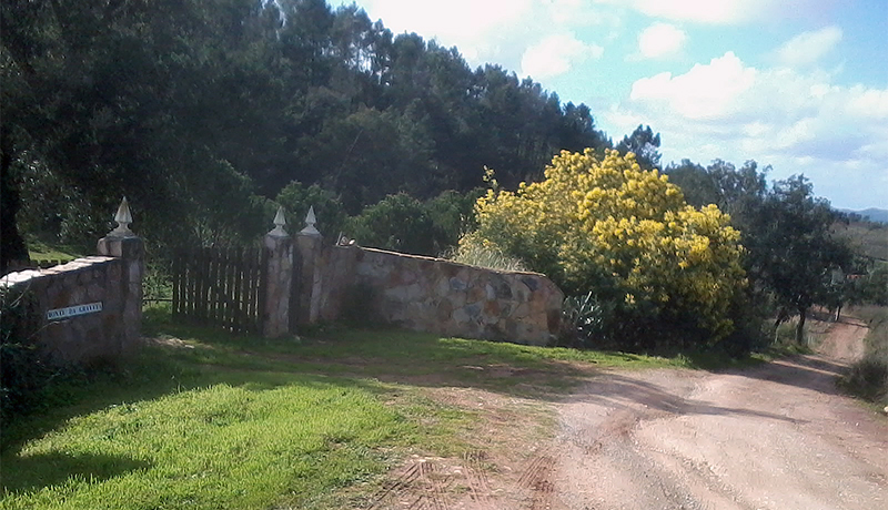 Entree landgoed Monte da Gravita