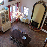 De woonkeuken van Casa Andorinha