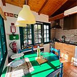 Keuken vakantiehuisje Casa de Arte
