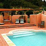 Zwembad bij Casa Tangerina