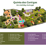 Plattegrond Quinta das Cantigas