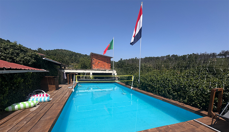 Zwembad vakantiehuis